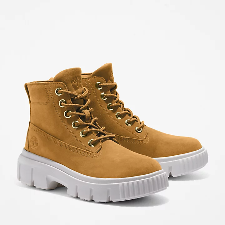 Timberland GREYFIELD LEATHER BOOT FOR WOMEN IN YELLOW